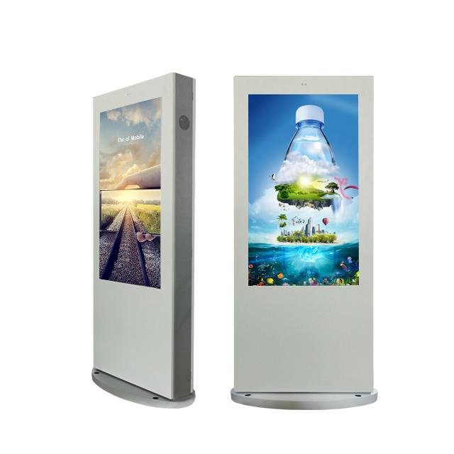 Esposizione all'aperto 500cd/m2 a 49 pollici di pubblicità del chiosco del contrassegno di Digital di profili di alluminio