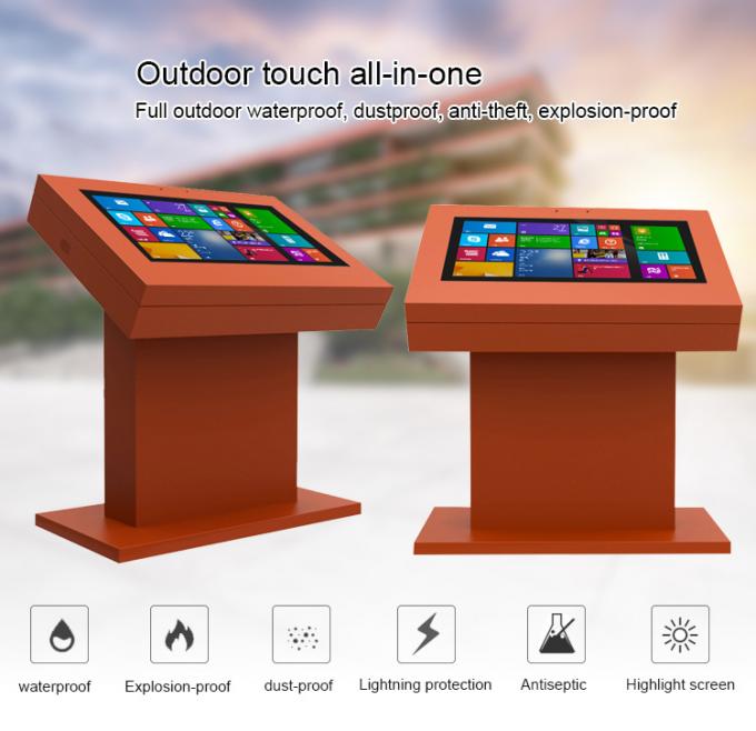Esposizione nana del touch screen del contrassegno all'aperto orizzontale di Digital dell'aeroporto con 4G