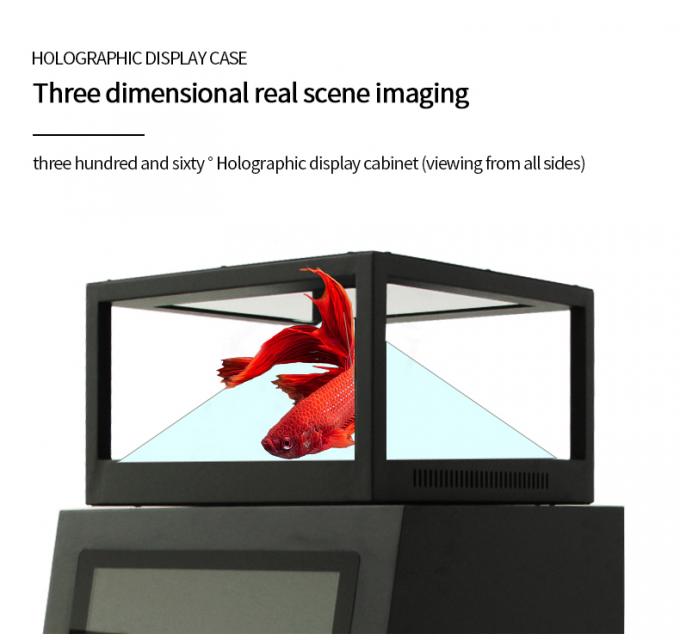 Esposizione olografica di grado 3D del touch screen 360 di Windows 10 AIO