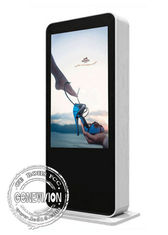 Contrassegno impermeabile all'aperto di Digital del giocatore di pubblicità dell'affissione a cristalli liquidi di Floorstanding 3G Wifi