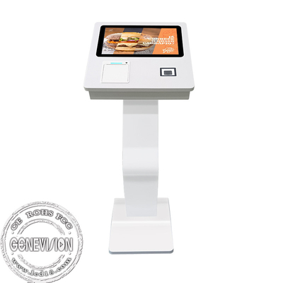 Touch screen a 15,6 pollici del chiosco self service dell'affissione a cristalli liquidi con lo stampatore And Scanner