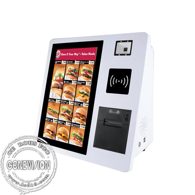 Chiosco del touch screen di stampa del biglietto di ordinazione dell'alimento per i ristoranti self service dei mercati