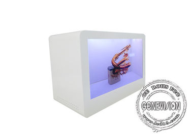32&quot; scatola trasparente industriale magica di pubblicità dell'aggiornamento della carta di deviazione standard della vetrina dell'affissione a cristalli liquidi nell'alta luminosità di 500cd/m2