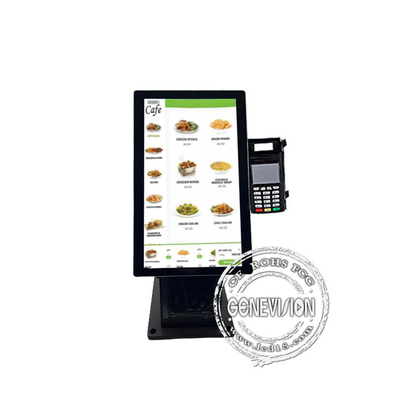 15.6 24 27 pollici terminale di pagamento automatico chioschi touch con stampante e supporto postale per il bancone
