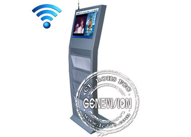 supporto interattivo 3G, collegamento a Internet del chiosco del supporto di giornale del chiosco del touch screen 15inch di WIFI