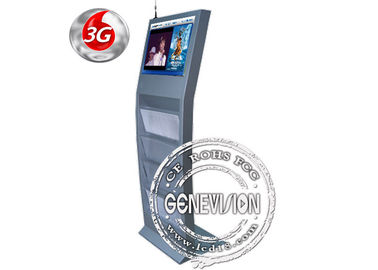supporto interattivo 3G, collegamento a Internet del chiosco del supporto di giornale del chiosco del touch screen 15inch di WIFI
