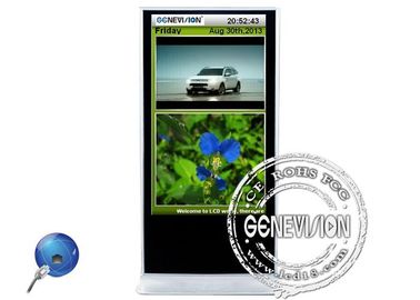 contrassegno digitale con 4G, supporto telecomandato del grande chiosco LCD 65inch di pubblicità di Android con WIFI