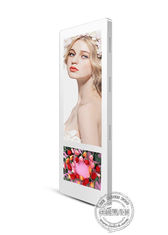 Macchina LCD verticale dell'esposizione degli schermi del supporto 18.5inch 10,1 della parete» del Super Slim dell'elevatore di pubblicità dello schermo dell'interno doppio dell'ascensore