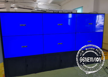 Il monitor Floorstanding TV del chiosco del touch screen di 6 monitor scherma la luminosità alta a 49 pollici