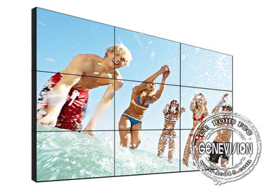 Esposizione a 46 pollici piana di pubblicità dell'affissione a cristalli liquidi dello schermo TV 4K Hd 3*3 del supporto della parete di conferenza