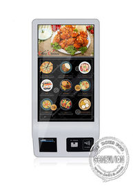 Touch screen d'ordinazione automatico dei chioschi di Digital di self service a 32 pollici con l'analizzatore del QR Code