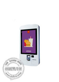Macchina LCD astuta di pagamento di self service di pagamento del ristorante a 32 pollici del chiosco Win10