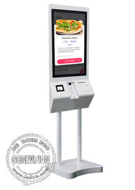 Touch screen capacitivo del chiosco self service a 27 pollici sottile eccellente del ristorante con il sistema di Android 7,1