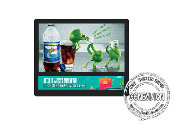 esposizione LCD del contrassegno di 250cd/m2 Digital per la pubblicità dell'elevatore