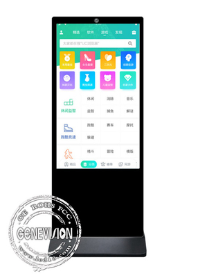 55in chiosco capacitivo del touch screen di 10 punti con l'OS di Android 7,1