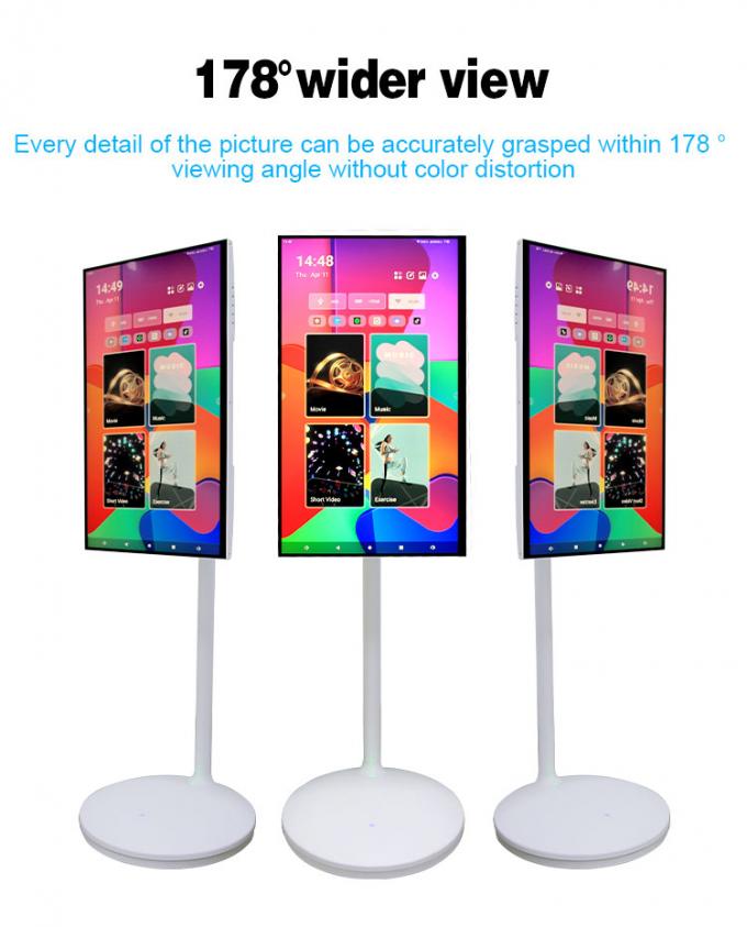 24" 27" 32" Smart Screen Mobile Android 11 OS 4GB 64GB Rollable Smart Touch Screen con batteria ricaricabile 2