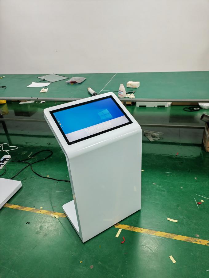 21.5" All-in-One Self-Service Touch Screen Kiosk per ospedali Banche Finanza con sistema informativo automatico di coda e query 0