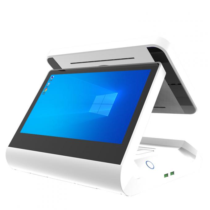 Android Desktop Display a doppio schermo Registro di cassa Display con stampante e scanner da 80 mm 11.6inch+11.6inch 2GB+32GB POS Systems Machine Terminal 1