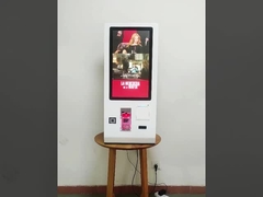 24 pollici Hotel Reception Desk Check In Out Autoservizio Macchina di pagamento con Dispenser di carte