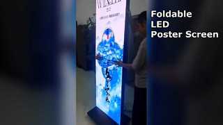 Schermo LED pieghevole per poster P1.25 P1.53