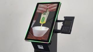 Il LED a 21,5 pollici accende il chiosco di pagamento self-service del touch screen capacitivo