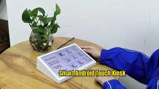 Chiosco touch screen Android PCAP con feedback sul servizio desktop Shell ABS da 10,1 pollici