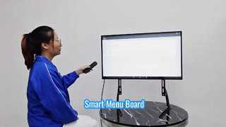 Scheda menu Android da 32" 43" ad angolo retto con CMS e server cloud gratuiti