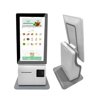 Configurazione del chiosco di pagamento di Digital dei lati del touch screen due in stampatore And Scanner