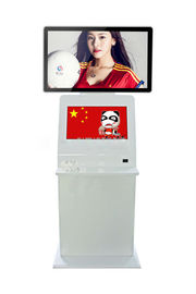 Contrassegno principale dell'interno elettrico di Digital del chiosco dei segni, giocatore LCD di pubblicità dello schermo doppio