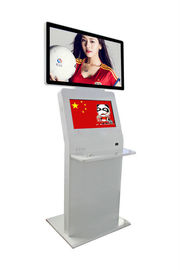 Contrassegno principale dell'interno elettrico di Digital del chiosco dei segni, giocatore LCD di pubblicità dello schermo doppio