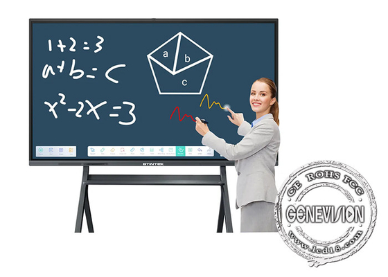 Pannello di visualizzazione LCD da 55 pollici Lavagna interattiva intelligente Smart Class Lavagna digitale per scrittura a mano Nota