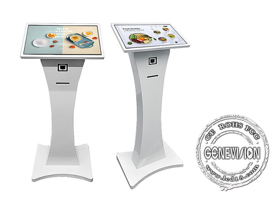 21,5&quot; basamento del pavimento della macchina di verifica di pagamento della fattura di Digital del chiosco di ordinazione di self service del ristorante del touch screen