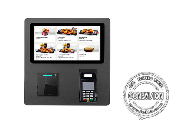 Chiosco self service automatico da 15,6 pollici che ordina la macchina di pagamento per Resaurant Kfc Mc