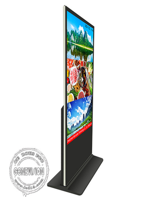 65&quot; 75&quot; 85&quot; Indoor Floor Standing Android 11 OS 4K Mall Pubblicità Chiosco Digital Signage Totem