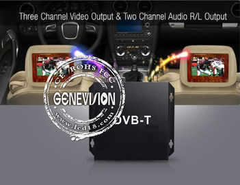HD DVB - il ricevitore di Digital TV dell'automobile di T con un attivo di 2 sintonizzatori di Dibcom ha amplificato l'antenna