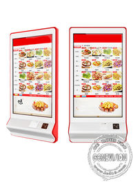 chiosco d'ordinazione automatico di pagamento del touch screen di self service della macchina 32inch per il fast food con il lettore di schede