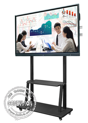 55&quot; a 110&quot; 4K AG Glass Android 12.0 Dual System 20 punti touch screen Whiteboard con fotocamera e microfono