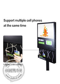 Contrassegno LCD a 21,5 pollici di USB Android Wifi Digital dello schermo di pubblicità con il software del telecomando e della stazione di carico