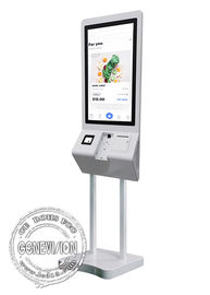 Touch screen capacitivo del chiosco self service a 27 pollici sottile eccellente del ristorante con il sistema di Android 7,1