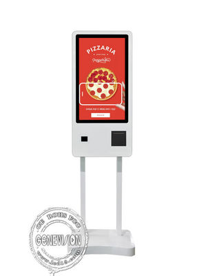 Chiosco self service a 24 pollici del ristorante con NFC di Scanner della stampante del biglietto