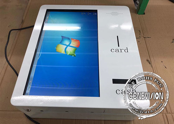 32 Inch 27 Inch 24 Inch Self Order Self Payment Digital Kiosk With Cash Acceptor Printer Camera Ic Reader Pos Monitor