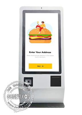 Chiosco a 23,6 pollici di pagamento del touch screen di self service per Mc e l'ordinazione di KFC