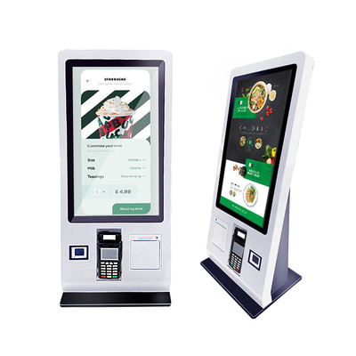 Chiosco a 23,6 pollici di pagamento di self service del touch screen con la ROM di RK3399 2G RAM 16G