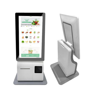 Tocco da tavolino tutto del chiosco di pagamento di self service in uno schermo due facoltativo
