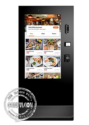 Chiosco all'aperto di pagamento del touch screen a 55 pollici insito del campanello di Google del terminale di posizione con l'analizzatore del QR Code