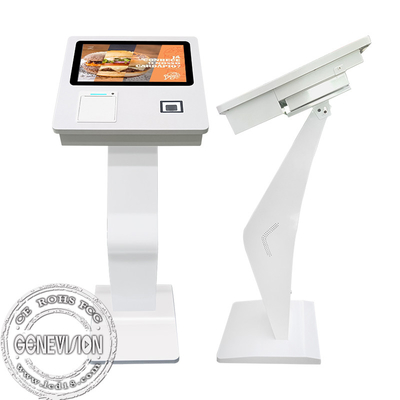 Touch screen a 15,6 pollici del chiosco self service dell'affissione a cristalli liquidi con lo stampatore And Scanner