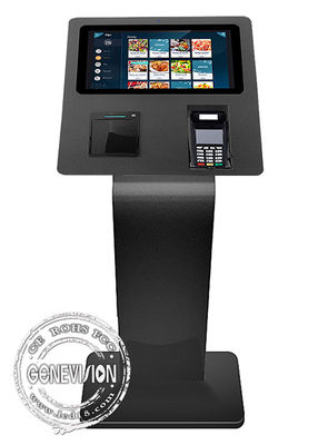 Chiosco self service a 15,6 pollici di Receipt Printer del lettore della carta di credito di posizione con la macchina fotografica
