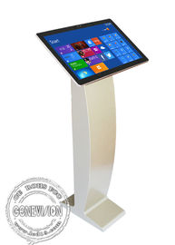 Multi contrassegno tutto di Digital del chiosco di tocco della rete diritta a 21,5 pollici del pavimento in un sistema operativo Windows del PC