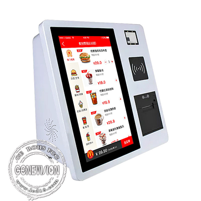Chiosco del touch screen di stampa del biglietto di ordinazione dell'alimento per i ristoranti self service dei mercati