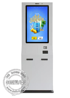 Chiosco touch screen capacitivo all'aperto a 32 pollici con stampante e scanner